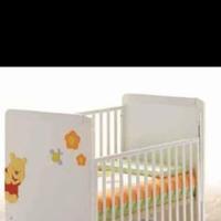 Lettino con spondine trasformabile in letto singol