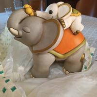 elefante grande con elefantino thun