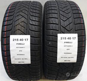 2 GOMME 215 40 17 PIRELLI BR1354