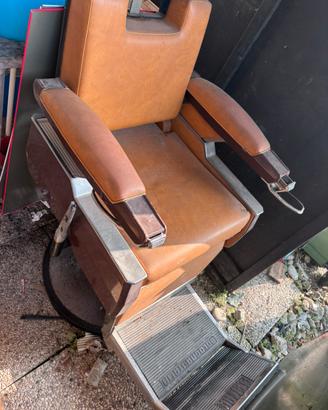 Sedia da barbiere vintage PREZZO TRATTABILE!!!!
