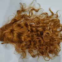 parrucca bionda cap3lli sintetici nuova