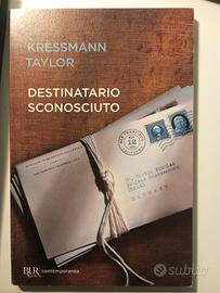 LIBRO "DESTINATARIO SCONOSCIUTO" KRESSMANN