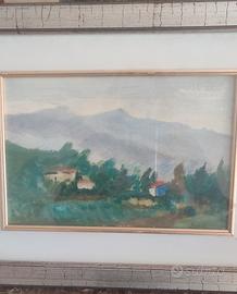 dipinto olio firmato Grazioli