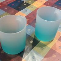 set 2 tazze di plastica antiurto