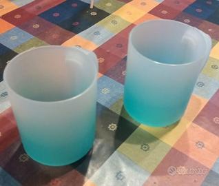 set 2 tazze di plastica antiurto