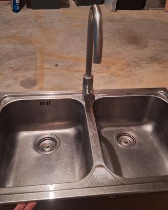 Lavandino cucina + miscelatore Franke