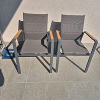 Bizzotto Sedia Alluminio da esterno giardino nuova