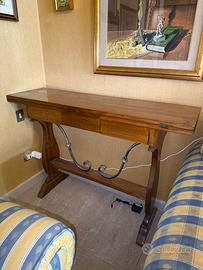 Consolle stile arte povera