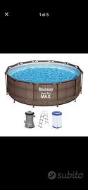 PISCINA ROTONDA E VARI ACCESSORI