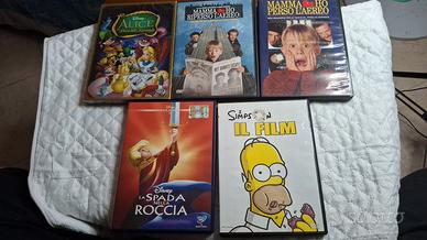 Lotto 5 DVD film per famiglie e Natale