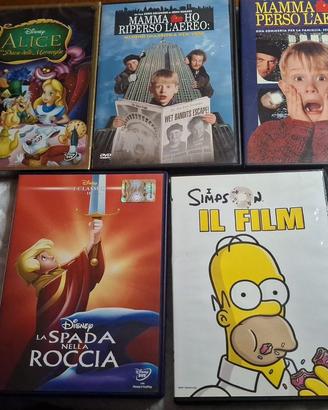 Lotto 5 DVD film per famiglie e Natale