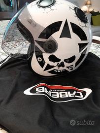 Casco moto  Jet Caberg tg M bianco/nero 