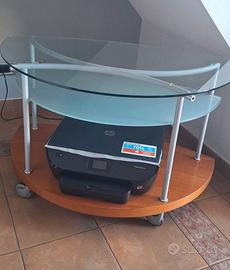Porta TV, PC, stampante, tavolino