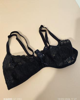 Reggiseno blu in pizzo tg 1