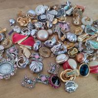 orecchini clips vintage 