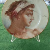 Piatto esposiz. porc.Fitz and Floyd"Michelangelo"