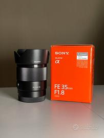 Sony 35mm f1.8 e-mount full frame