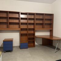 Libreria + scrivania + comodino