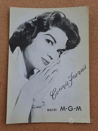 CONNIE FRANCIS cantante con autografo originale