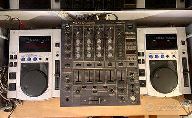 Consolle pioneer  DJM-600  CDJ-100 + flight case