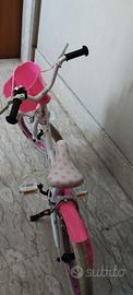 Bicicletta bambina con rotelle 16 pollici