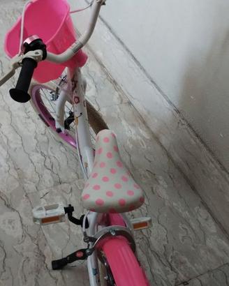 Bicicletta bambina con rotelle 16 pollici
