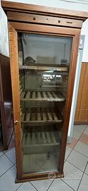 Vetrina frigo in legno