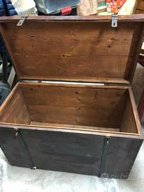 Antico baule da viaggio originale