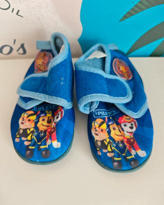 babbucce Paw Patrol taglia 22