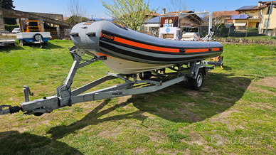 Gommone ASSO 50 con rimorchio ELLEBI 1300 kg