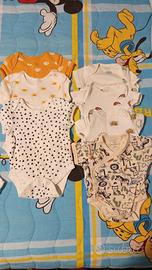 Set Body cotone mezza manica taglia 50/56 