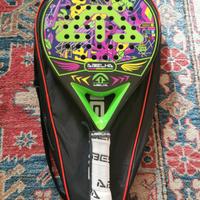 racchetta padel abelha verde fibra carbonio nuova