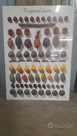 Stampa frutti tropicali 