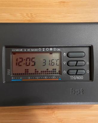 Cronotermostato digitale BPT TH400 GR Nero