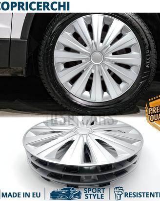 Copricerchi per AUDI da 16 pollici Coppette Silver