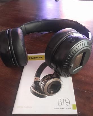 Cuffie Radio Bluetooth con schermo Lcd