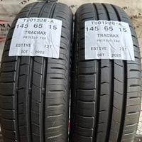 2 PNEUMATICI 145/65 R15 TRACMAX ESTIVE 85%