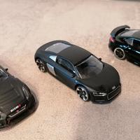 Set 3 Automobiline Majorette black edition 1/60