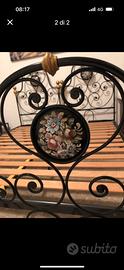 Letto matrimoniale ferro battuto