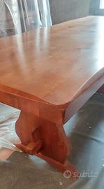  Tavolo in legno massello stile tirolese – 2 metri