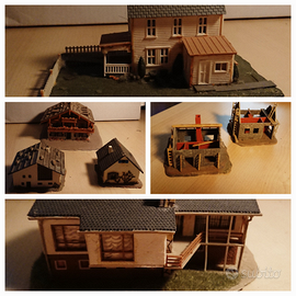 Case casette per plastico trenini diorama casine