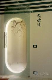 Due Porte scorrevoli Tokyo per interni + kit mon.o