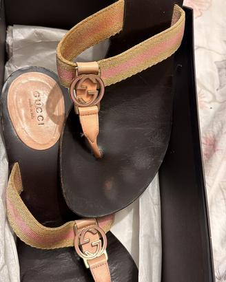 Infradito GUCCI rosa taglia 40