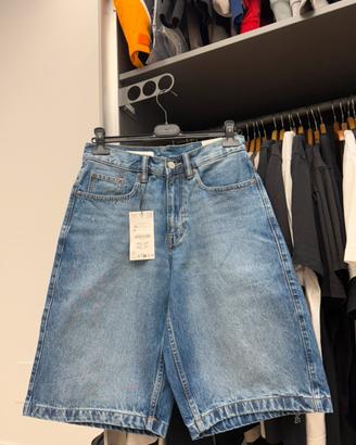 Zara Jeans Baggy Short