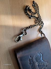 portafoglio bikers pelle