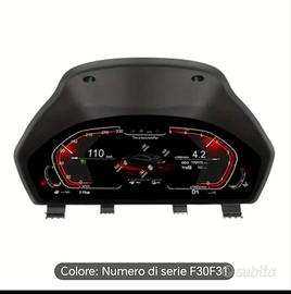cruscotto digitale, quadro strumenti BMW F30 F31
