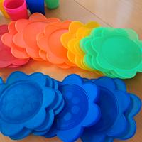 set stoviglie colorate Ikea plastica per bambini