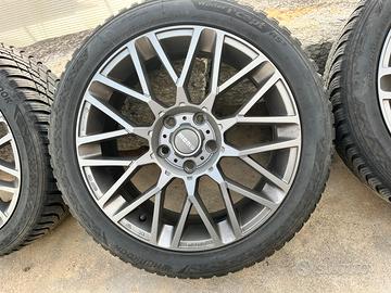 Gomme invernali con cerchi momo r17