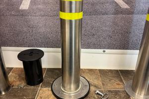 Dissuasore di parcheggio a scomparsa