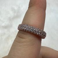 Anello Pavè Fascia Doppia PANDORA